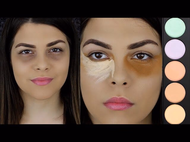 ¿Qué color de maquillaje corrige las ojeras?