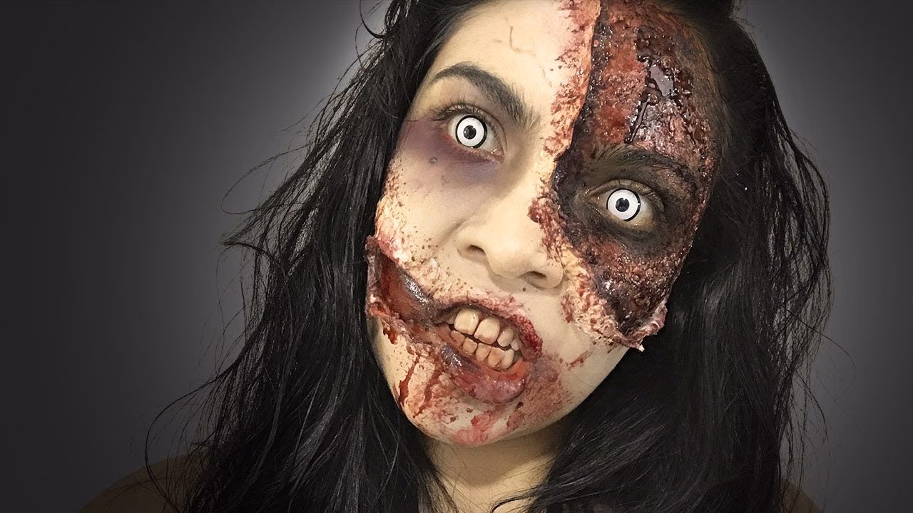 ¿Qué pintura se utiliza para hacer maquillaje de Halloween?