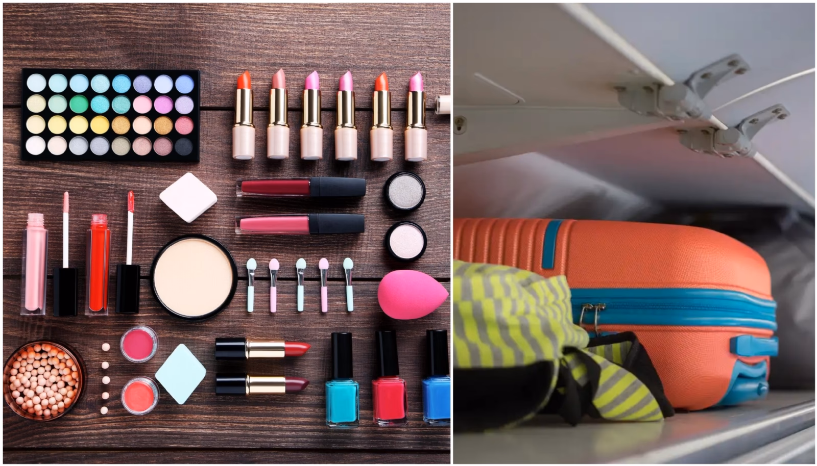 ¿Cómo llevar maquillaje en la maleta?