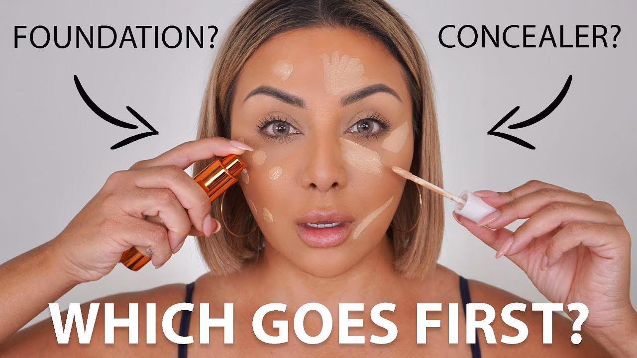 Do I use concealer or foundation?