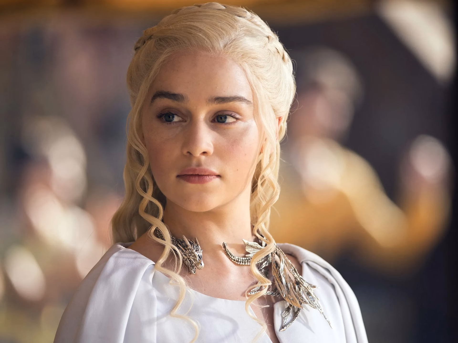 Why didn't they make Daenerys' eyes purple?