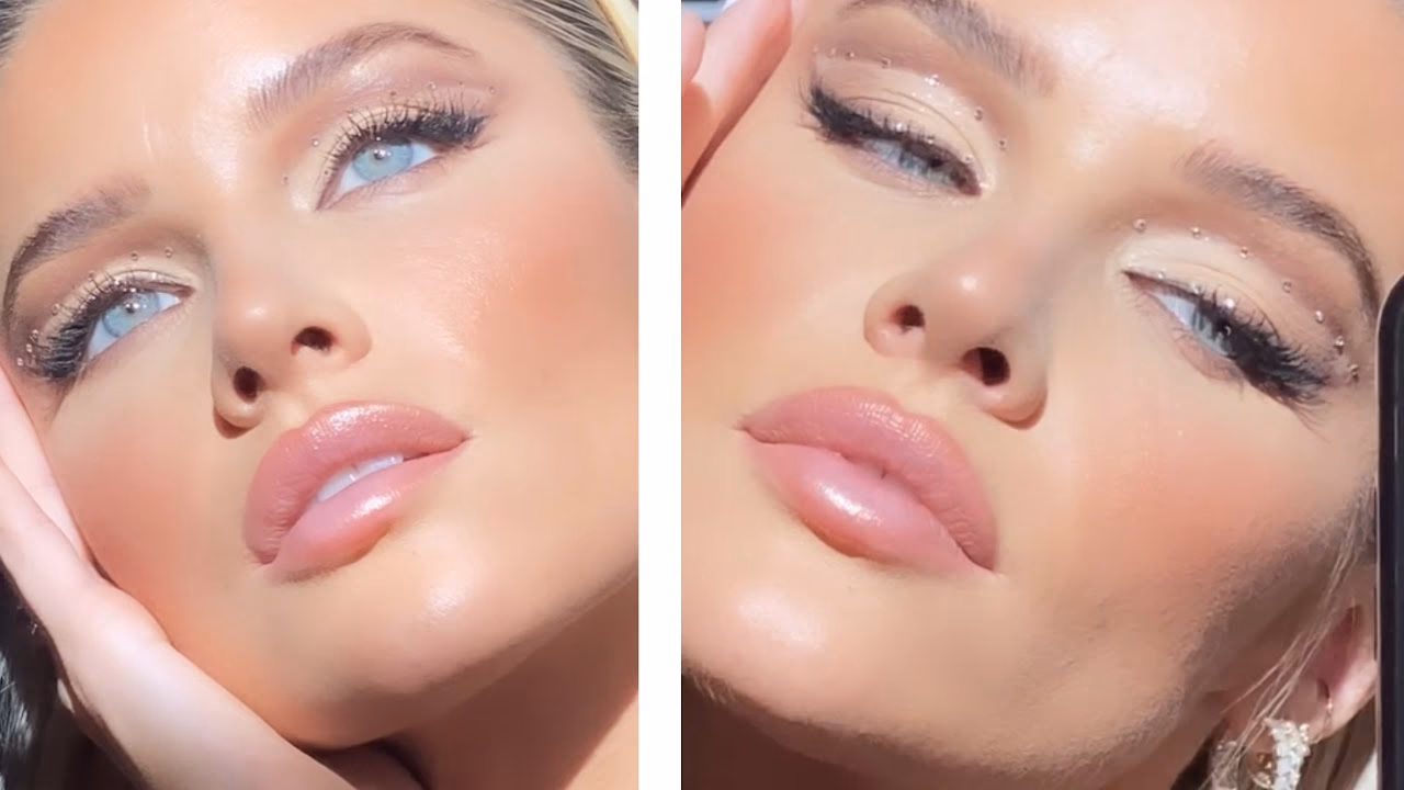 What makeup looks best on a diamond face shape?