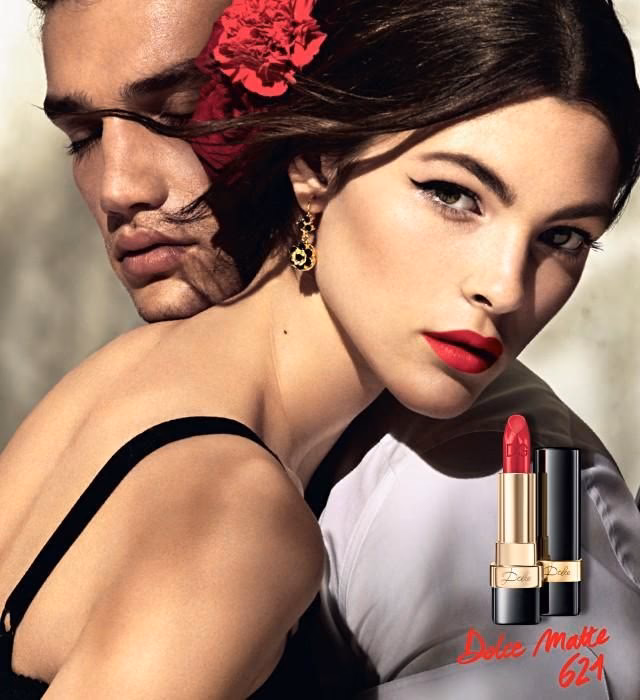 Who are the models in the new Dolce and Gabbana commercial?