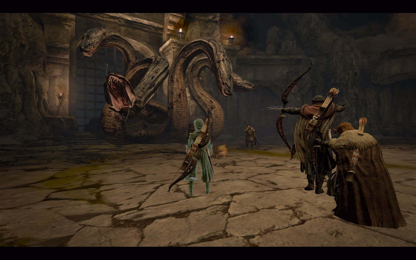 How to open gate in Proving Grounds dragon's dogma?