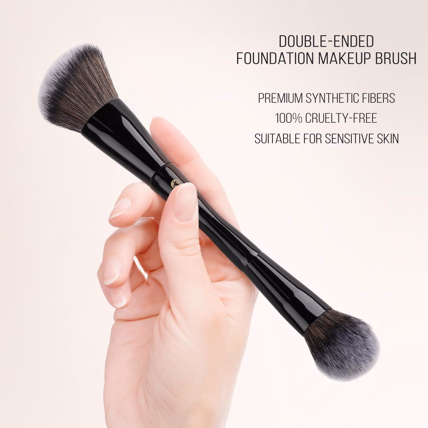 What do you use a duo fiber makeup brush for?