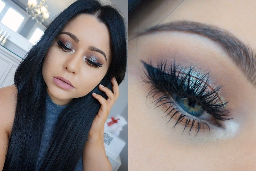 What is metallic eye makeup?