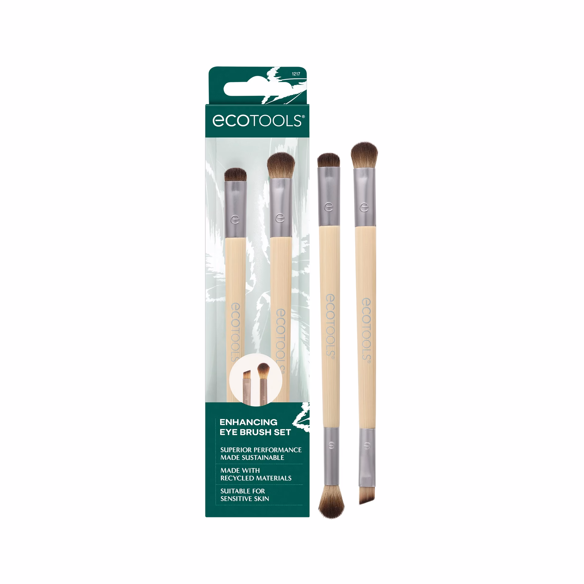 What are EcoTools bristles made of?