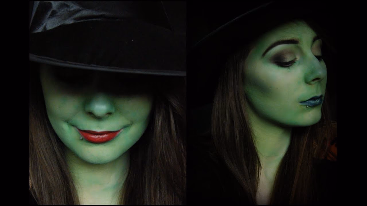 How do they make Elphaba skin green?