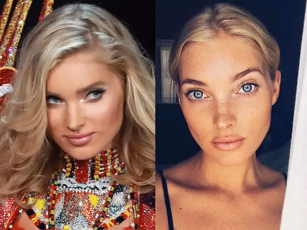 What is Elsa Hosk's skin tone?