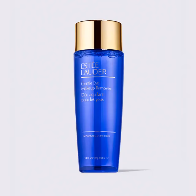 How do you use Estée Lauder Gentle eye makeup remover?