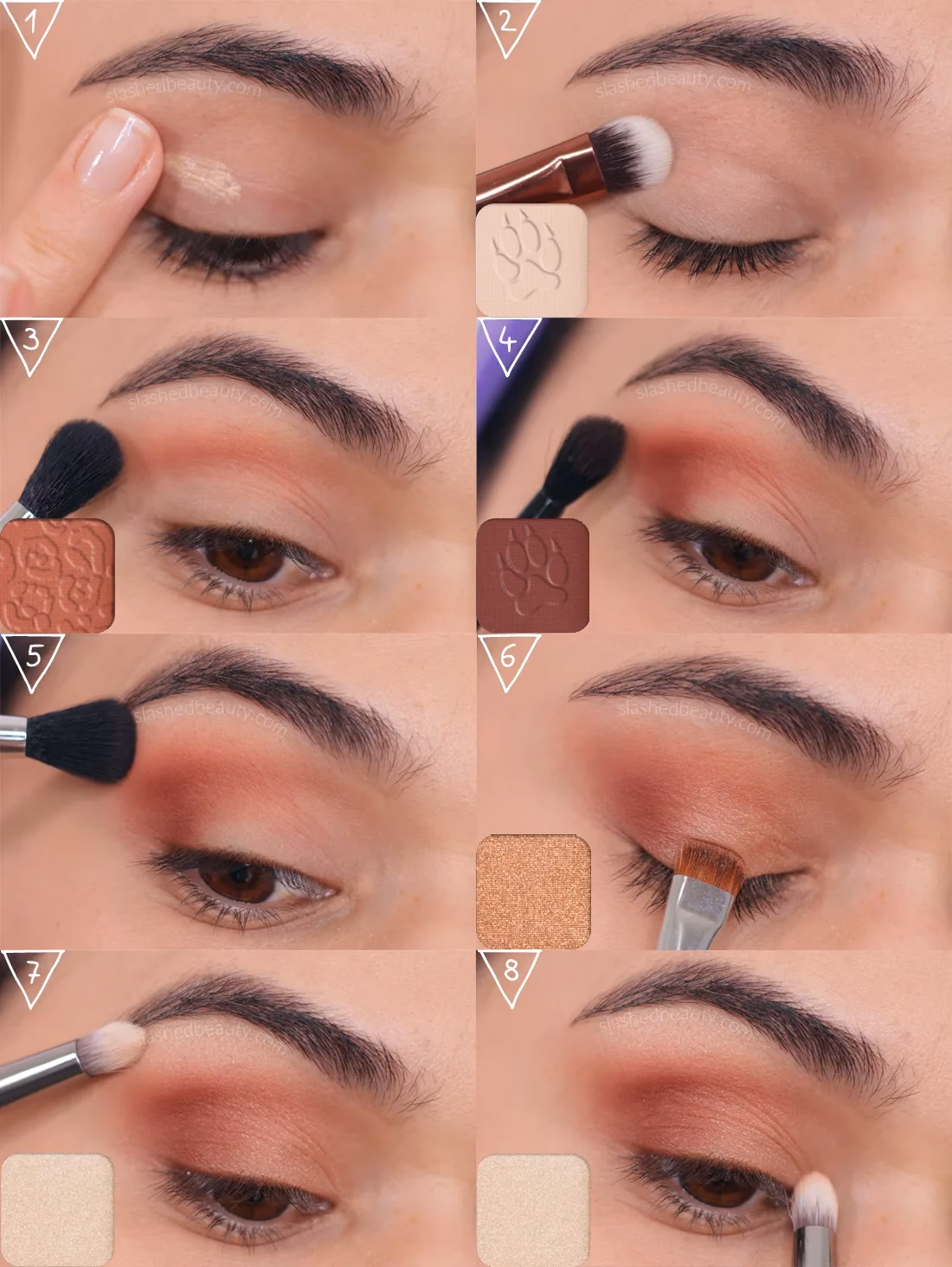How to make eyeshadow step by step?