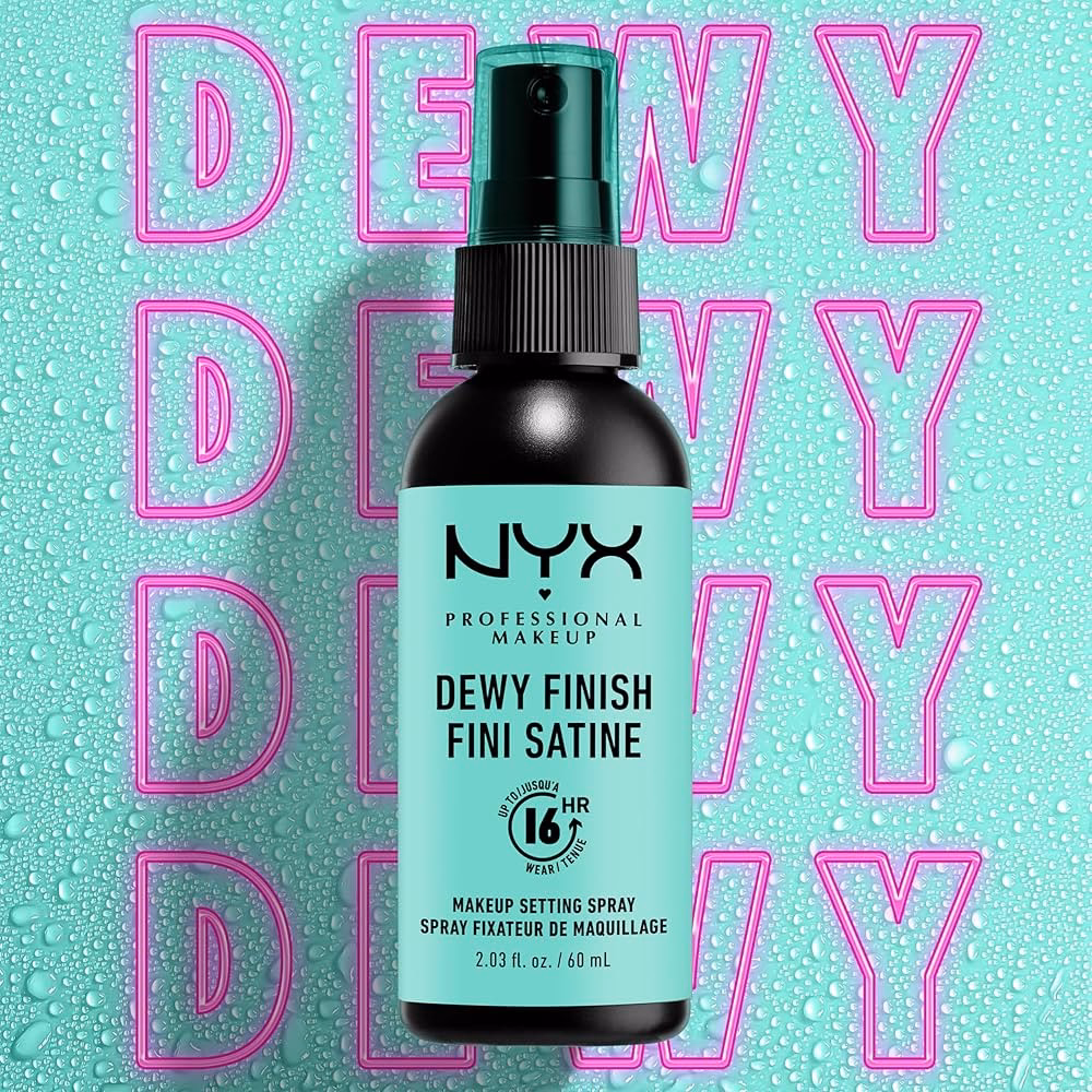 How do you use NYX dewy setting spray?