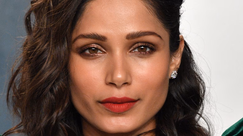How did Freida Pinto and Cory Tran meet?
