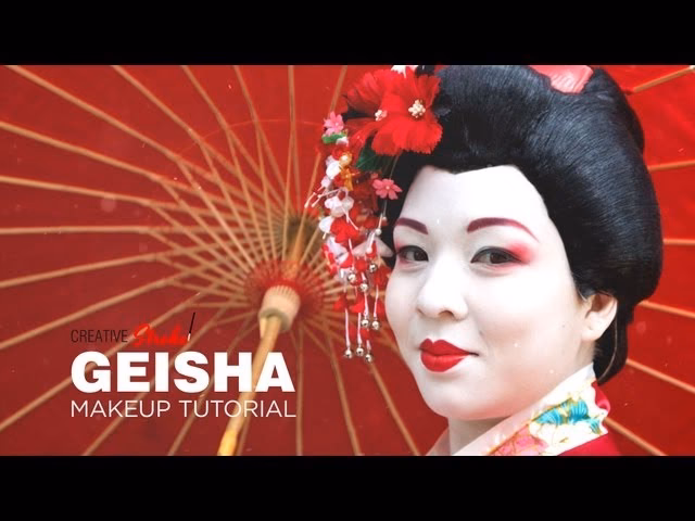 Why is geisha makeup red?