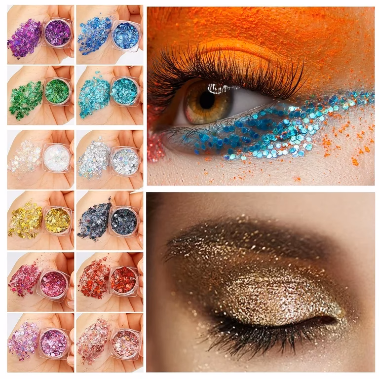How do you wear glitter gel?