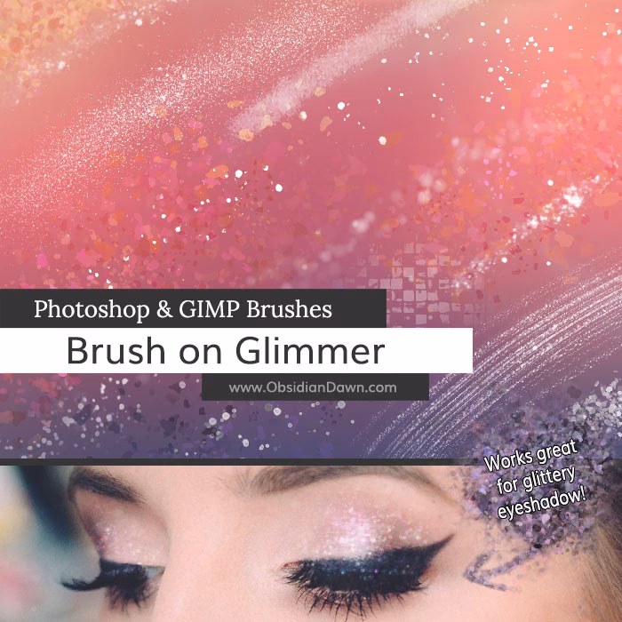 How to add glitter brush in Photoshop?