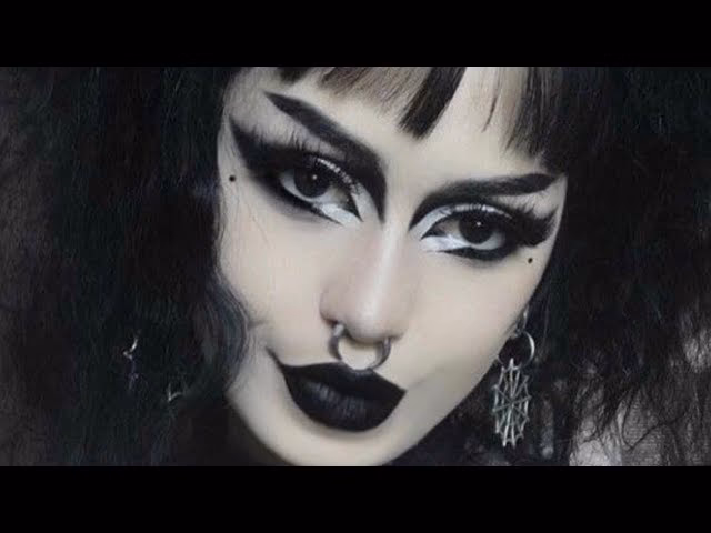How to do simple gothic makeup?