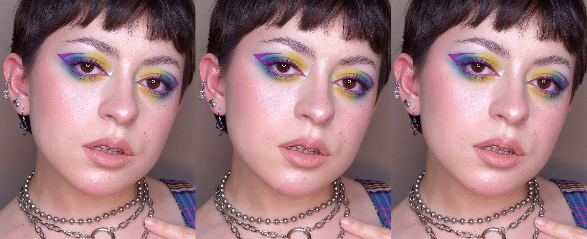 What is graphic eye makeup?