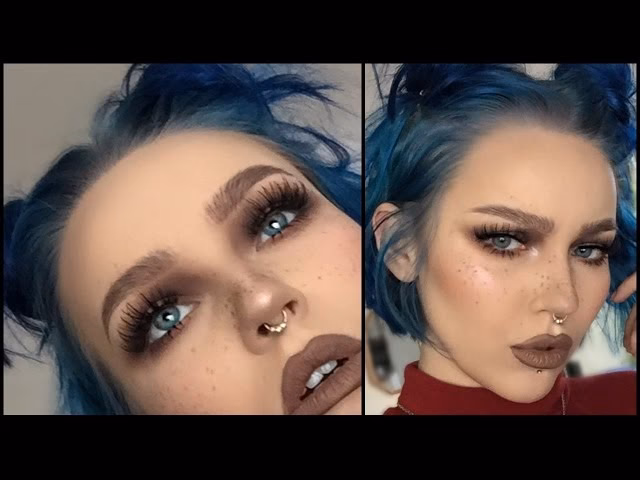 How do you do grunge makeup?