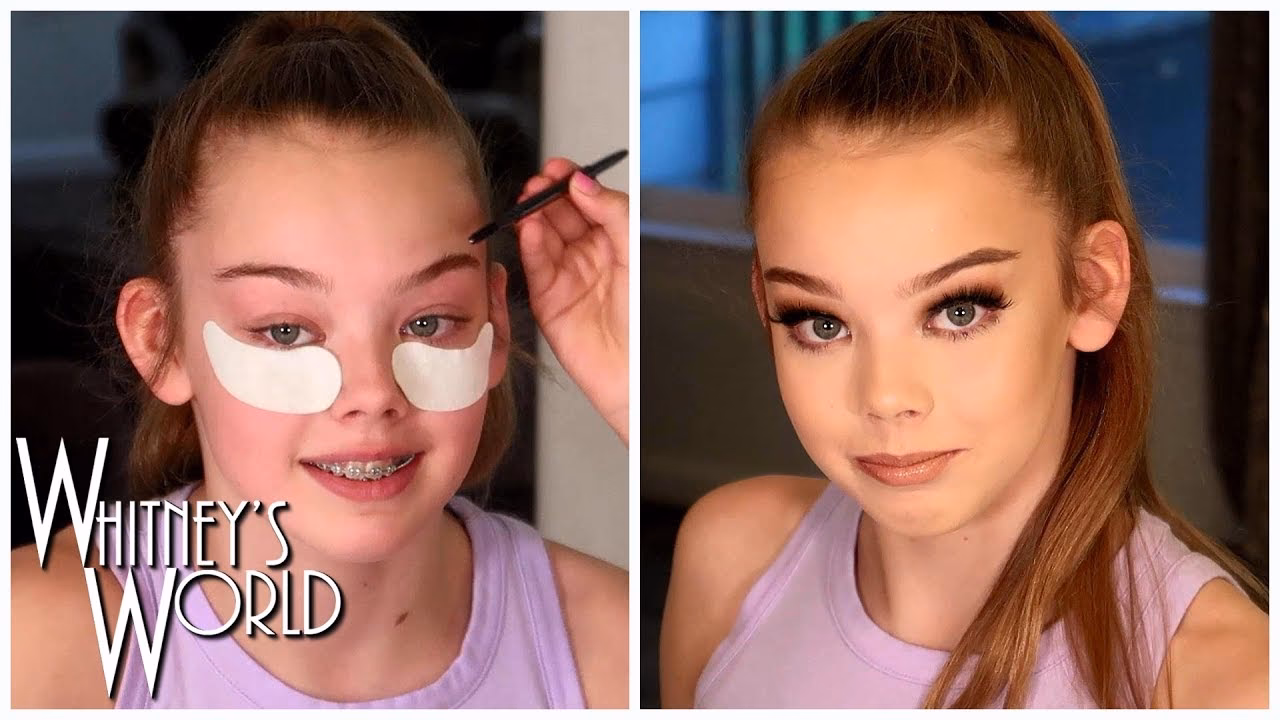 Do female gymnasts have to wear makeup?