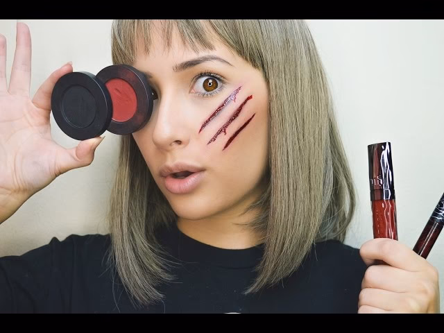How to do makeup to look like a cut?