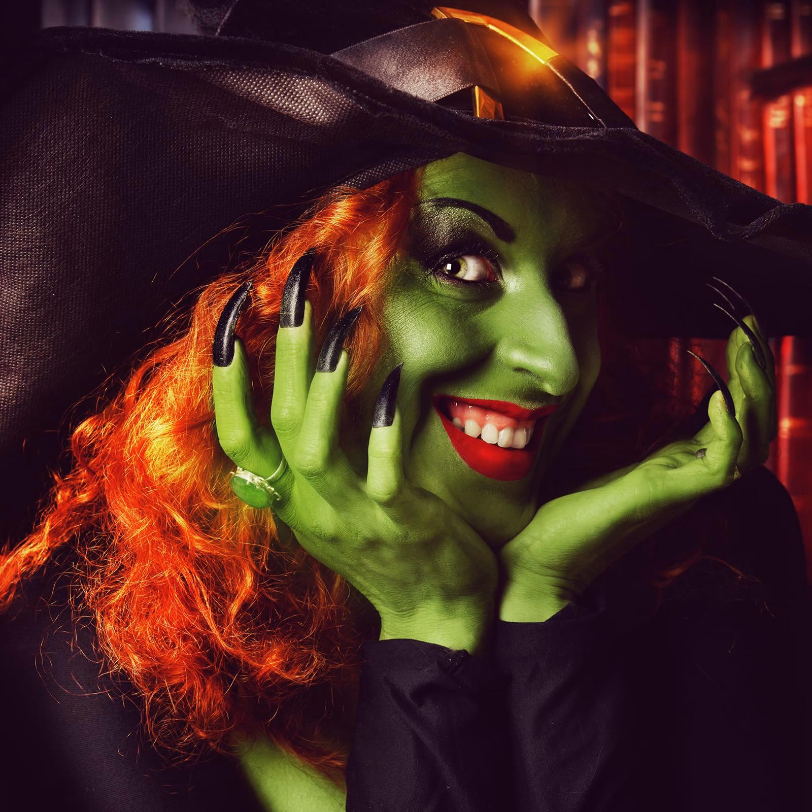 What makeup does a witch wear?
