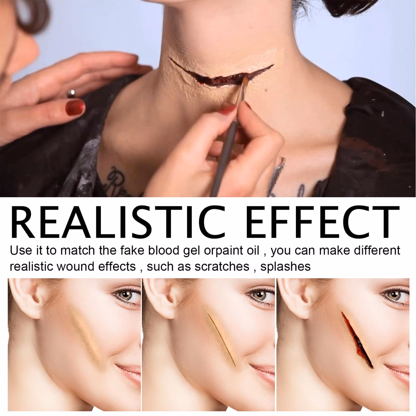 ¿Está bien aplicar maquillaje en una herida abierta?