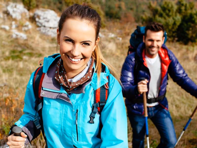 What is the #1 etiquette rule while hiking?