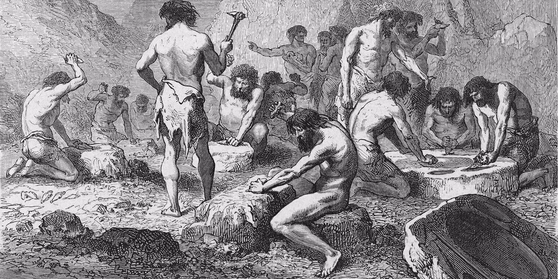 What divided prehistory and history?