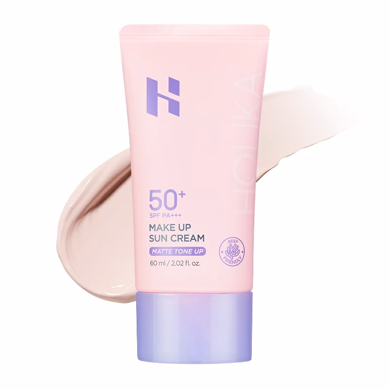 What are the ingredients in Holika makeup sun cream?