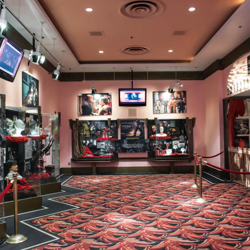 Who is the host of the horror makeup show?