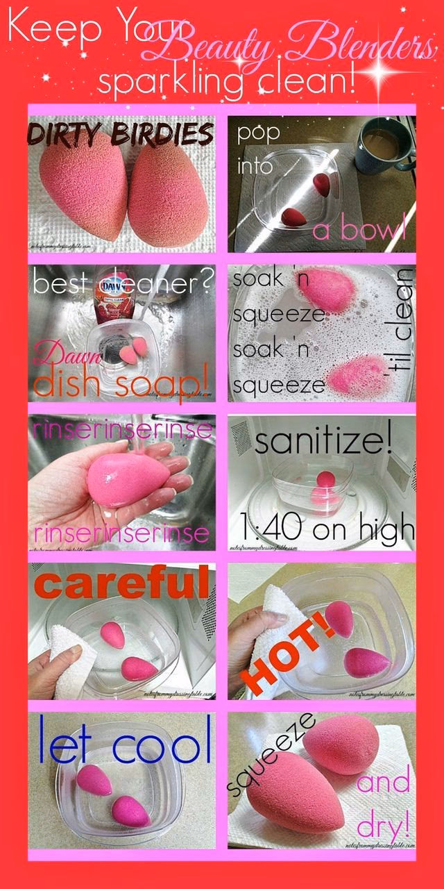 What is the best thing to clean makeup sponges with?