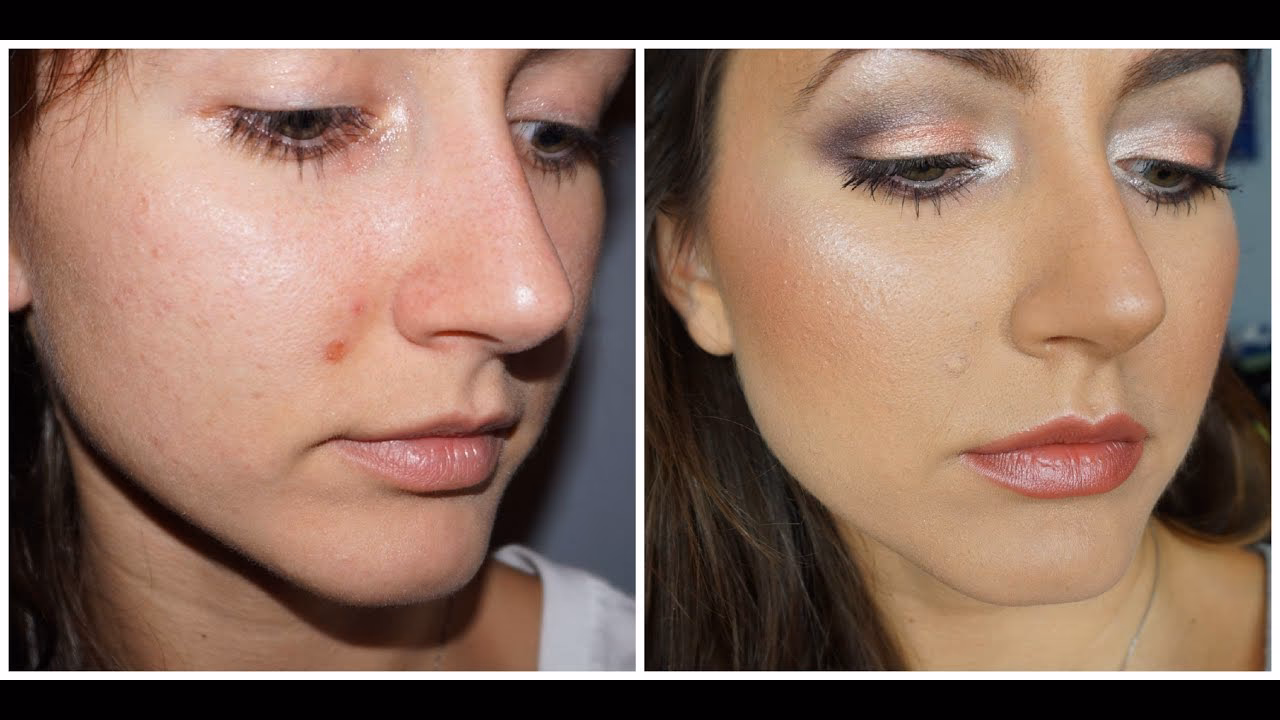 How to cover a scab on face with makeup?