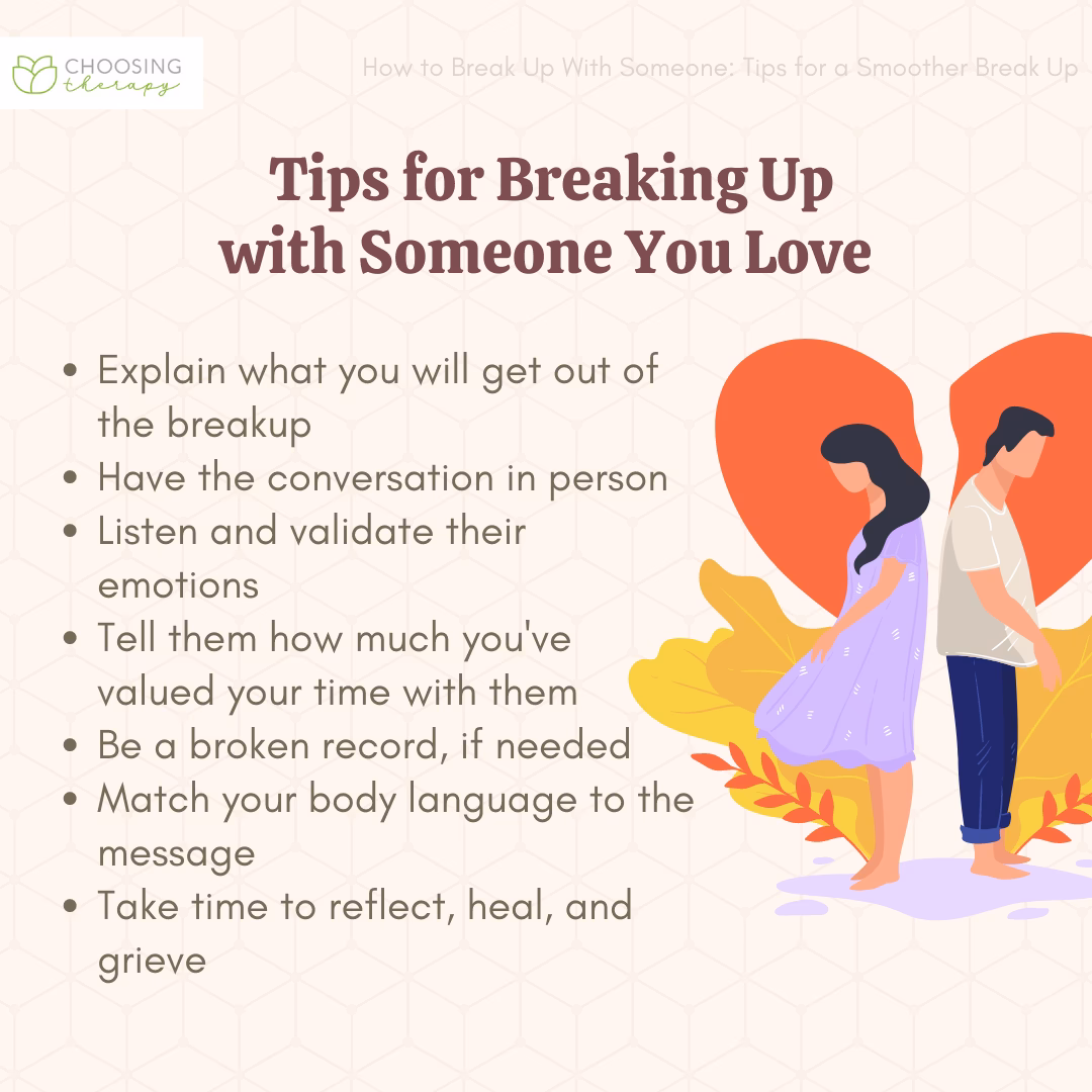 How to break up when you still love them?