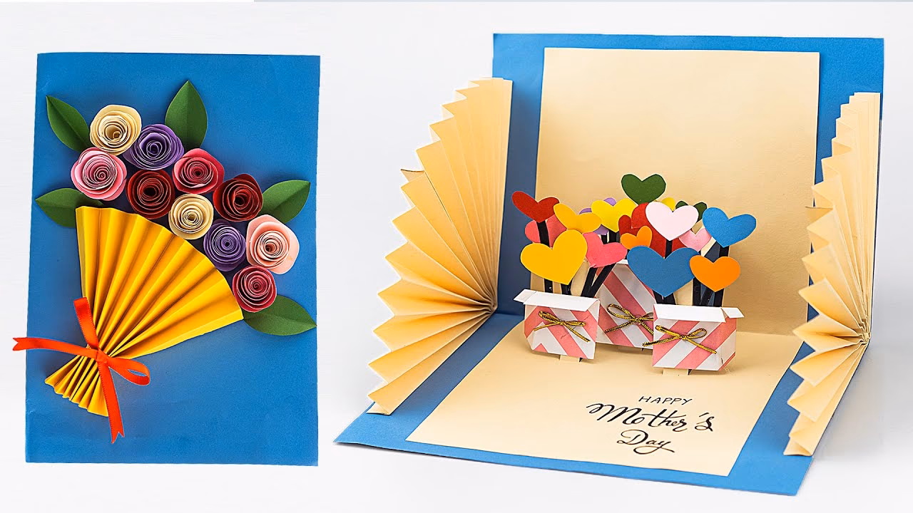 How to make an easy Mother's Day pop-up card?
