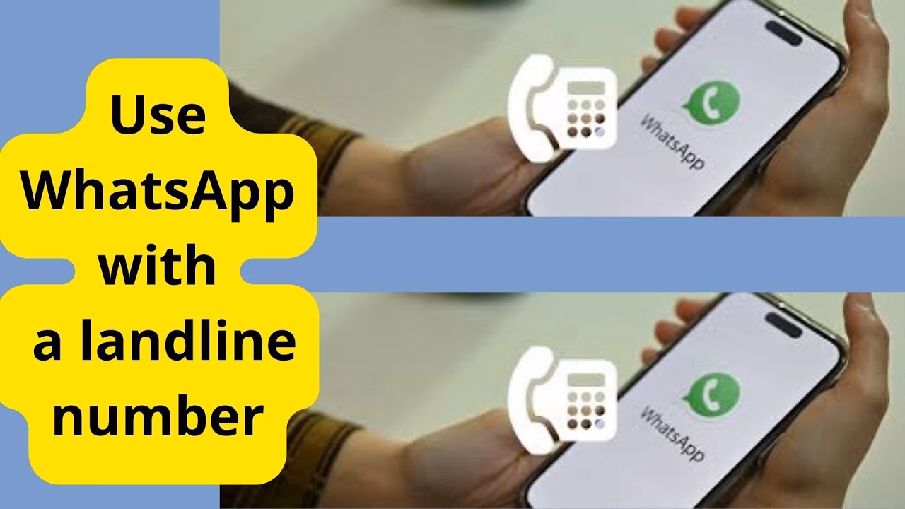 How to make a landline number on WhatsApp?