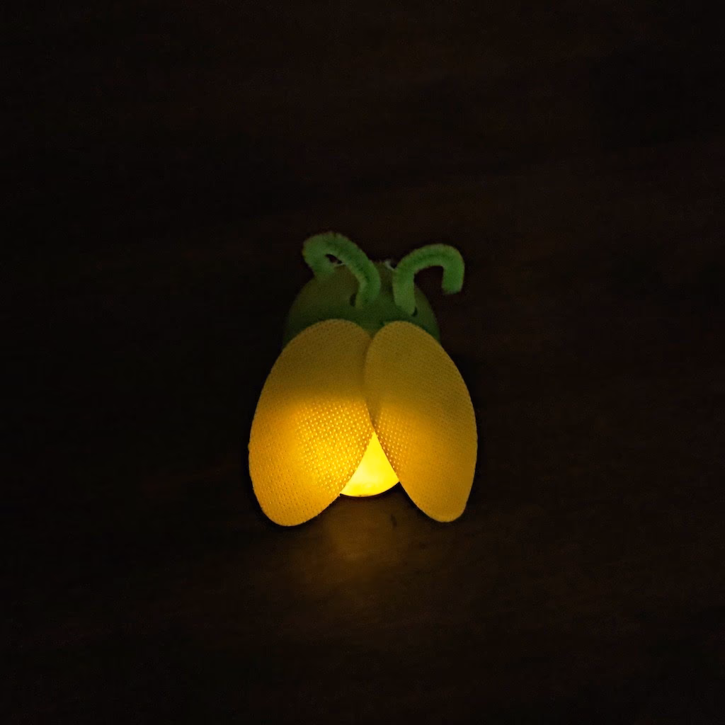 Will a firefly light up in a jar?