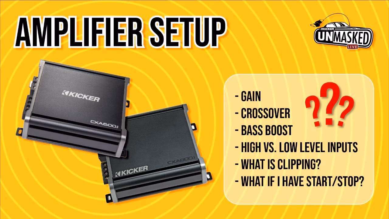 Does a KICKER need an amp?