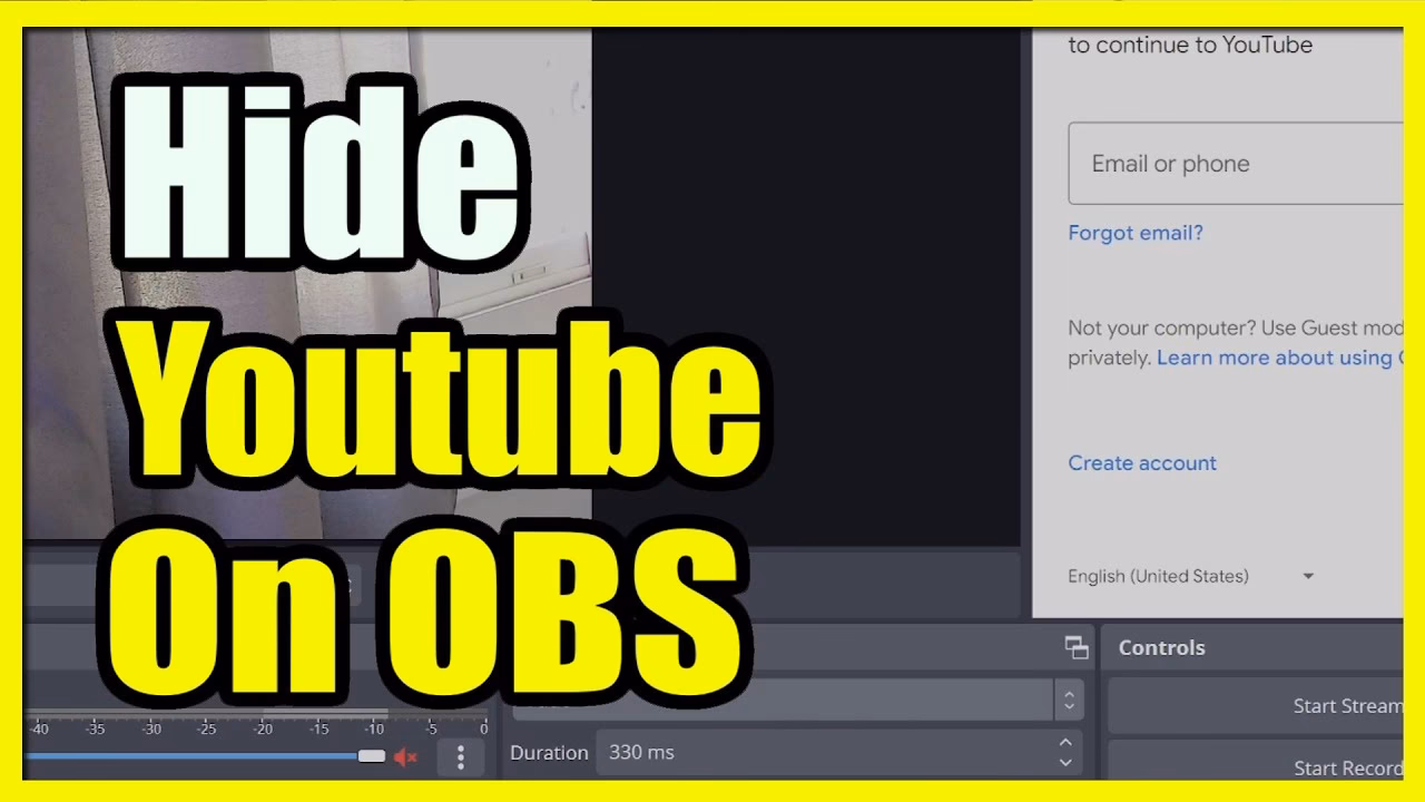 How to make OBS not pick up music?