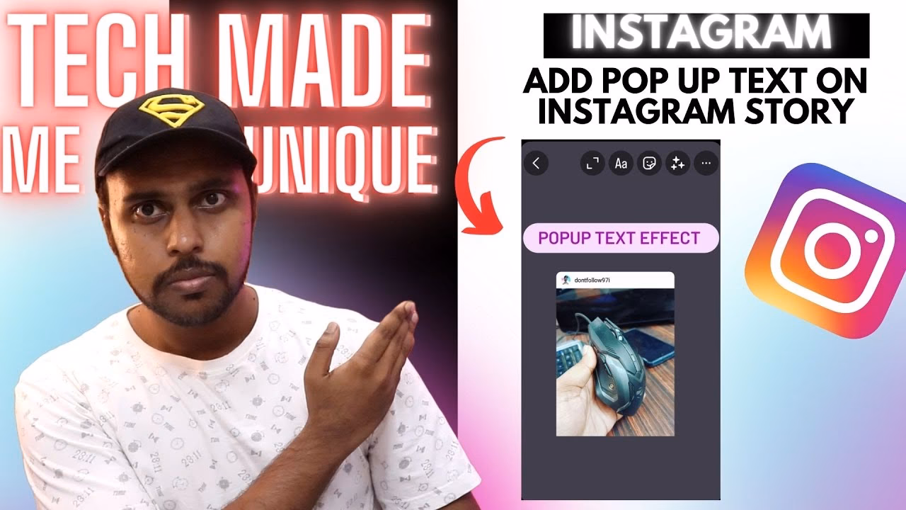 How to make text appear and disappear on Instagram stories?
