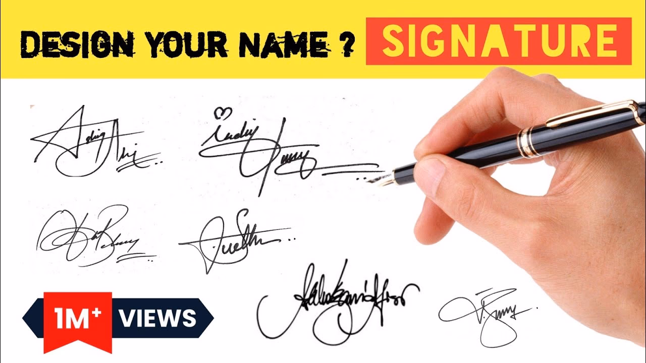 Can you just make up your own signature?