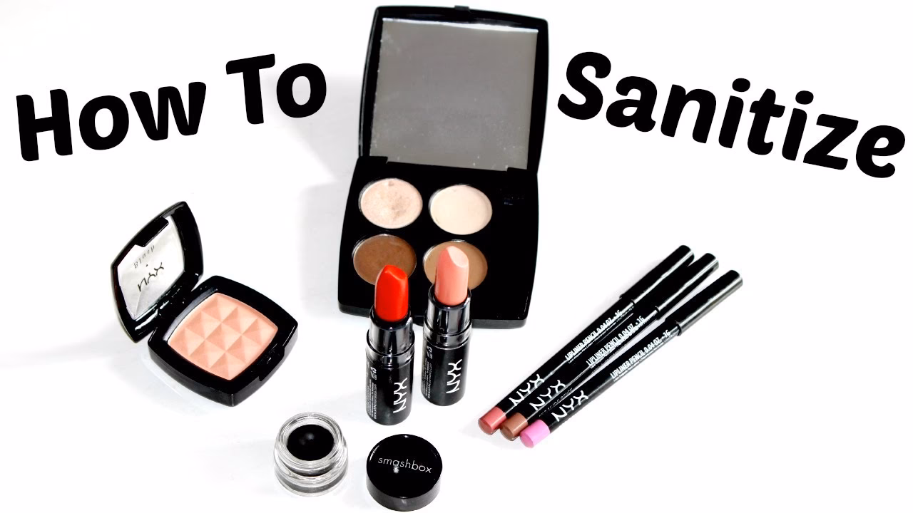 Should I disinfect my makeup?