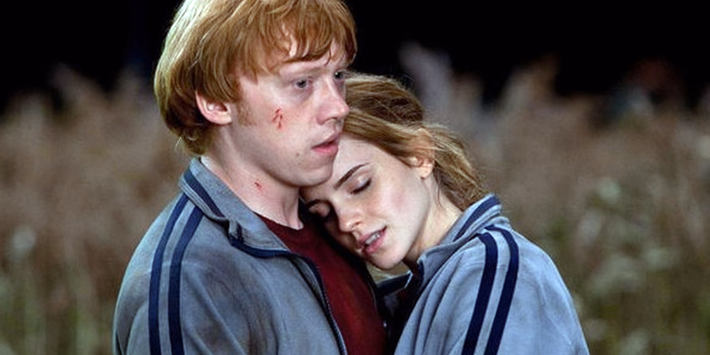 What is the age gap between Ron and Hermione?
