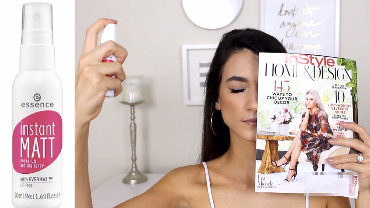 What does matt setting spray do?