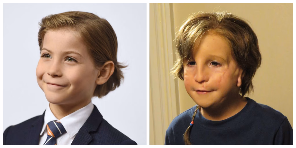 Did Jacob Tremblay wear a mask in Wonder?