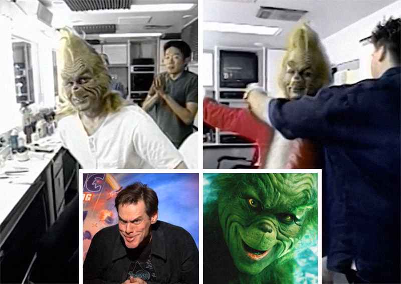 How much of Jim Carrey's Grinch was improvised?