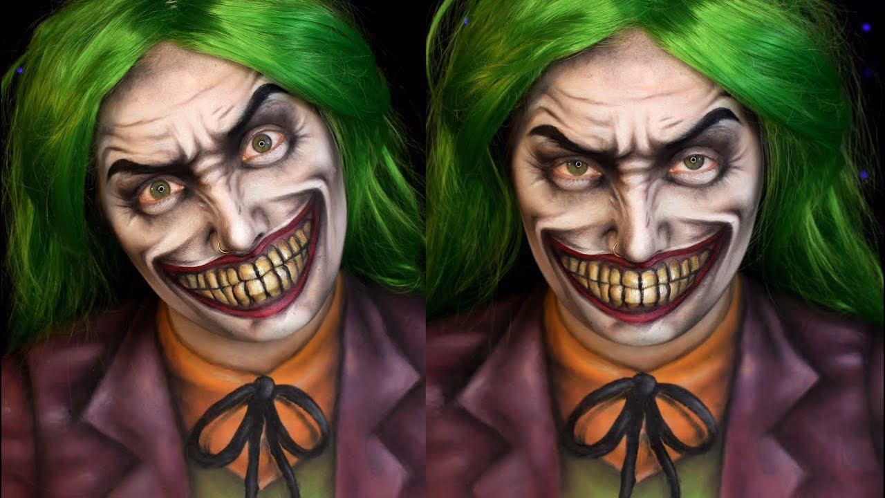 Did Heath Ledger do his own Joker makeup?