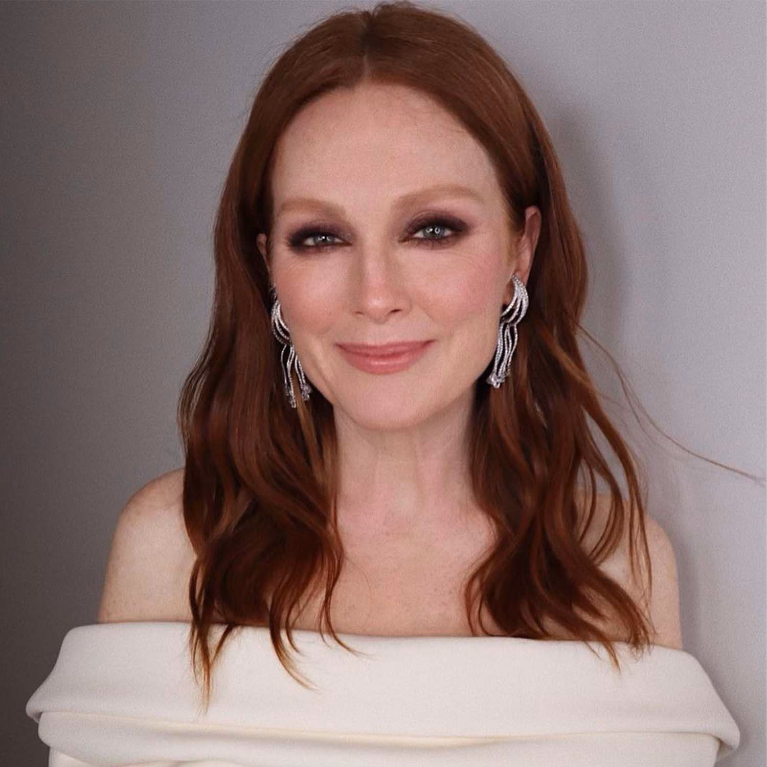 What is Julianne Moore's face routine?