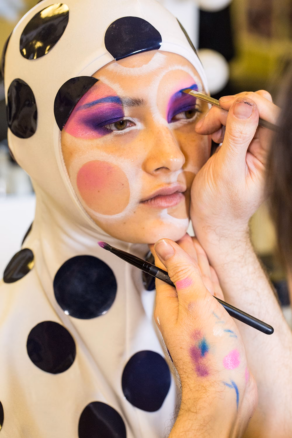 What is true about the makeup of Kabuki?