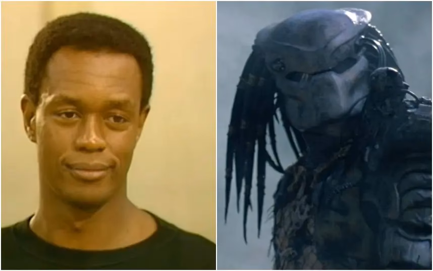 Who is the helicopter pilot at the end of Predator?